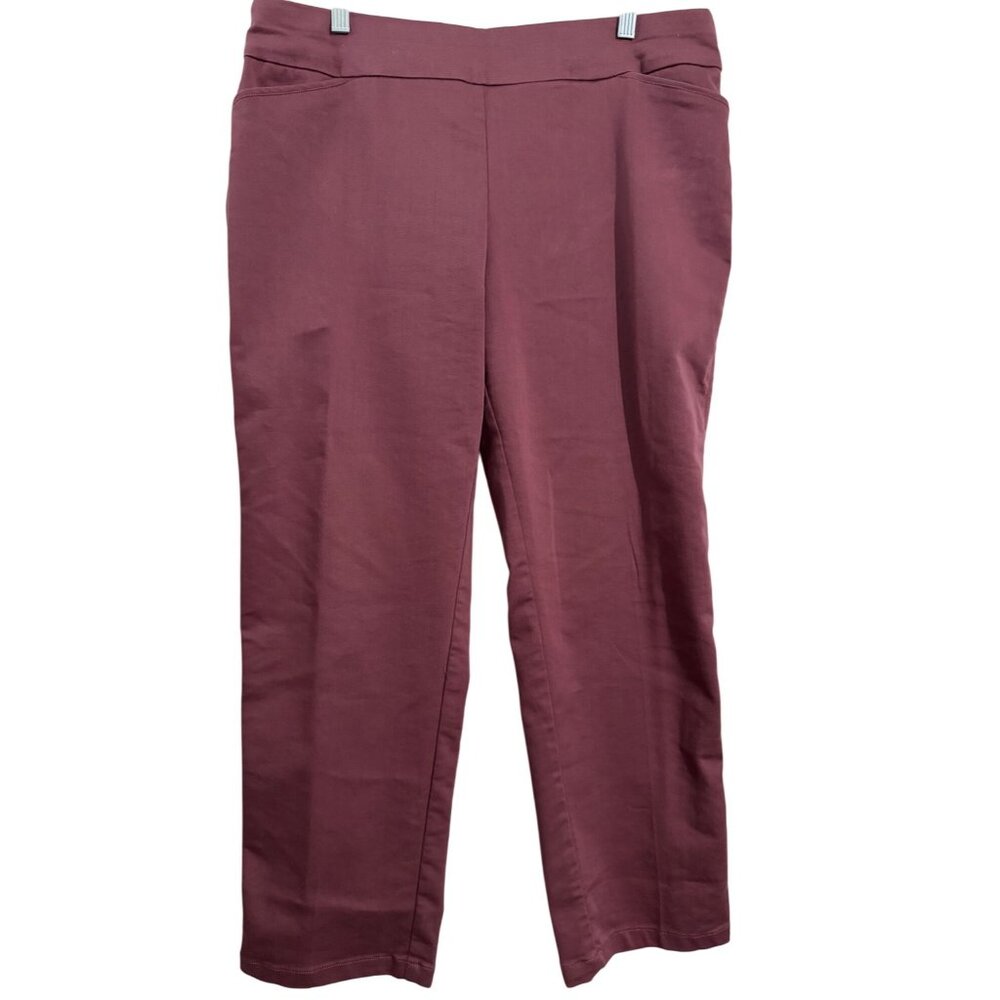 Loft & Barrow Womens Size 16 Short Effortless Stretch Pants Cotton Blend